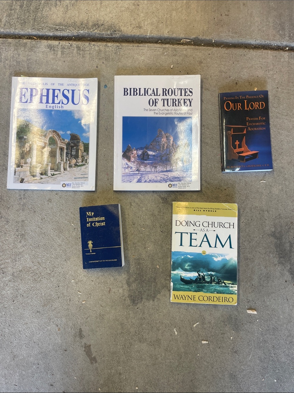 Set of 5 Christian Books